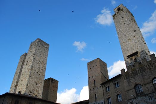 San Gimignano is a medieval town near Florence famous for his towers