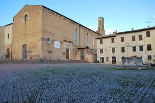 San Gimignano is a medieval town near Florence famous for his towers