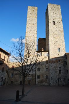 San Gimignano is a medieval town near Florence famous for his towers