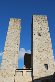 San Gimignano is a medieval town near Florence famous for his towers