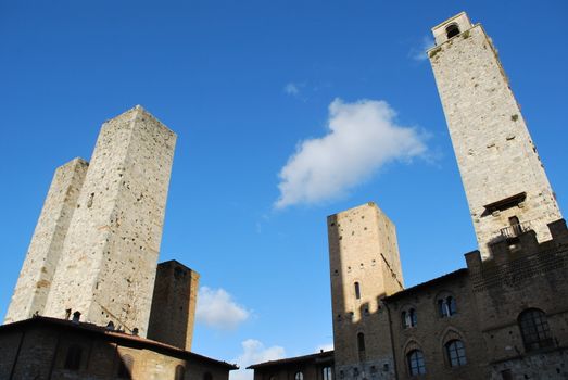 San Gimignano is a medieval town near Florence famous for his towers