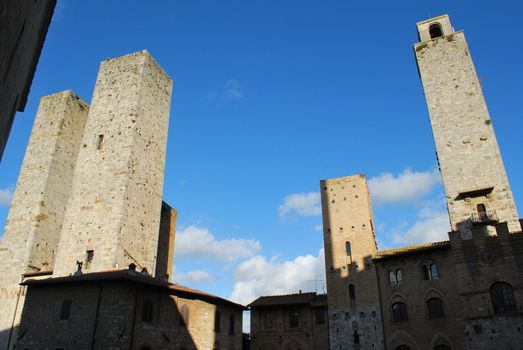 San Gimignano is a medieval town near Florence famous for his towers