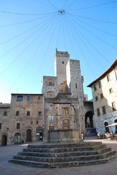 San Gimignano is a medieval town near Florence famous for his towers