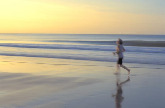 Woman on beach