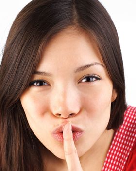 Hush! shh, be quiet and don�t tell - it�s a secret!