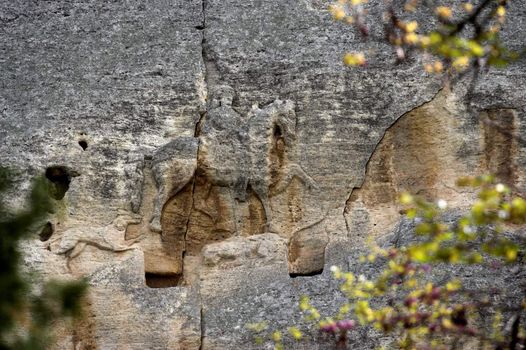 The Madara Rider is an early medieval large rock relief 