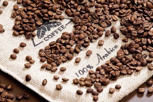 still life of coffee beans