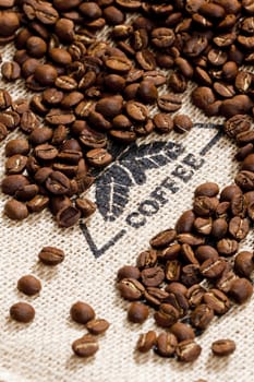 still life of coffee beans