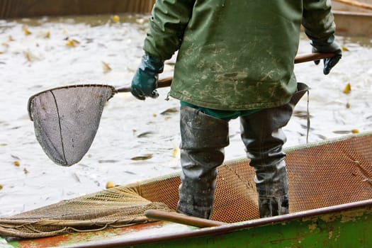harvesting pond