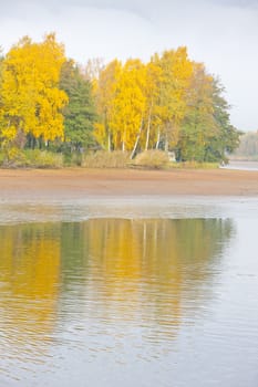 autumnal pond, Czech Republic
