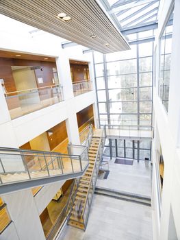 Modern and luxurious interior of a university