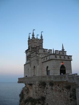 Castle "Swallow nest" in Yalta, Crimea