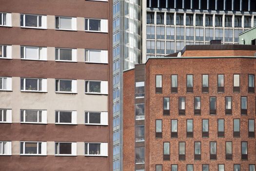 Buildings close to each other