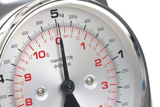 detail of kitchen scale
