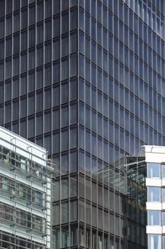 Modern office buildings