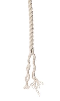 Rope isolated on white