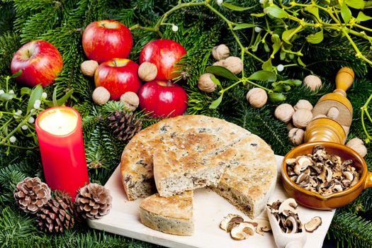 special Christmas mushroom pastry