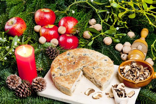 special Christmas mushroom pastry