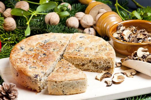 special Christmas mushroom pastry