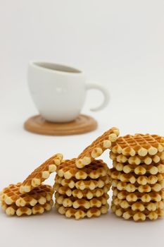 Cookies and coffee cup