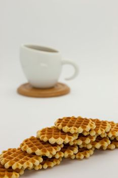 Cookies and coffee cup