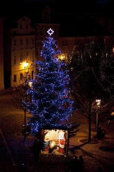 Kampa at night, Prague, Czech Republic