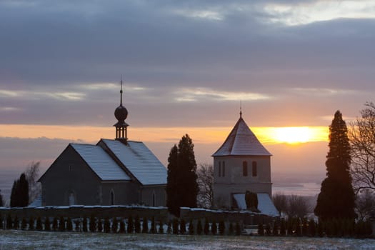 church in Vaclavice, Czech Republic