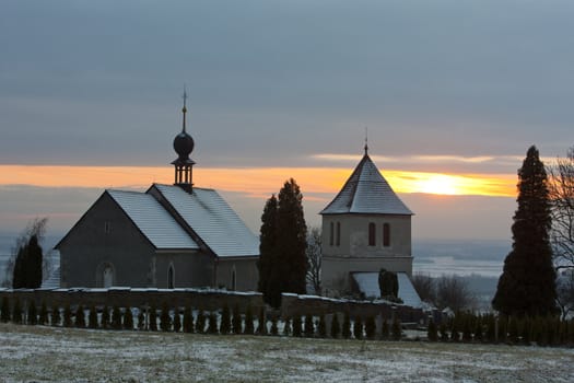 church in Vaclavice, Czech Republic