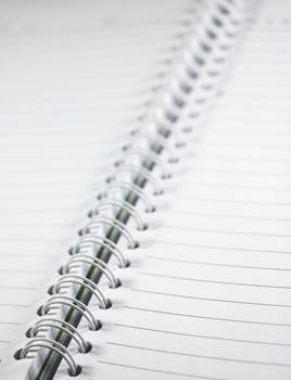 White empty diary. May you want to write something?