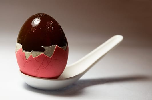 Traditional asian cuisine - Thousand year old eggs. It�s something awful for European person. 