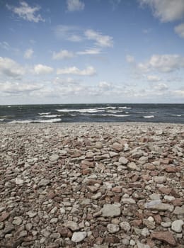 Stone beach