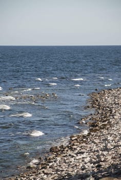 Stone beach
