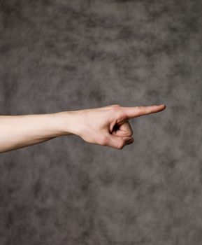Finger pointing