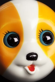 An old plastic toy for a baby.