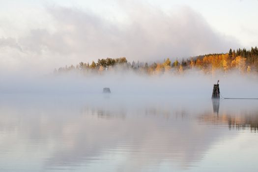 Lake landscape by Sunrise