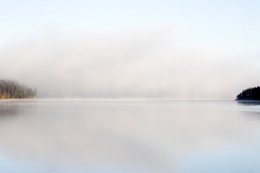Lake landscape by Sunrise