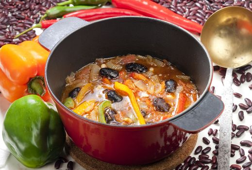 Mexican bean soup