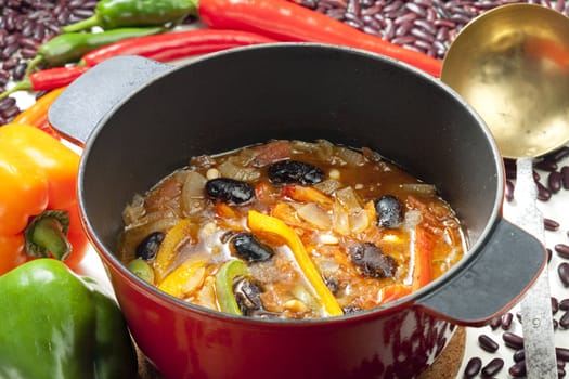 Mexican bean soup