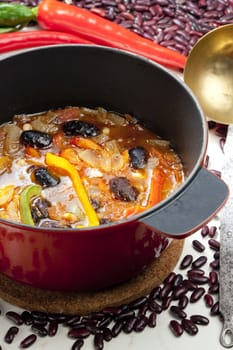 Mexican bean soup