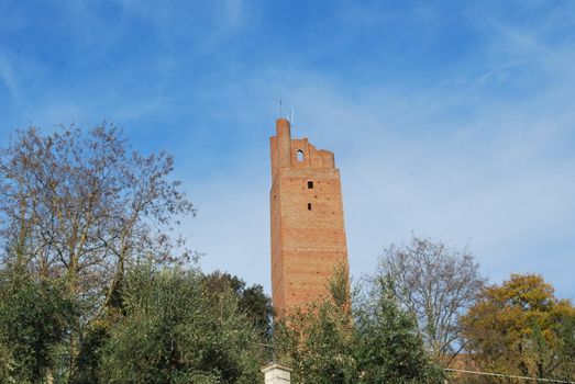 An hystorical military monument in the arno's valley, between Florence and Pisa