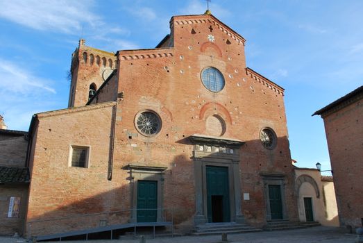 A religious monument in San Miniato, Pisa, Italy