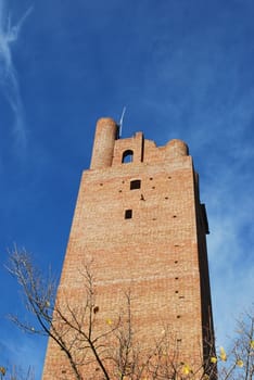 An hystorical military monument in the arno's valley, between Florence and Pisa