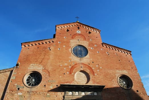 A religious monument in San Miniato, Pisa, Italy