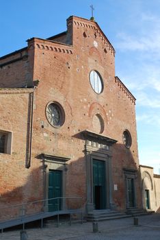 A religious monument in San Miniato, Pisa, Italy