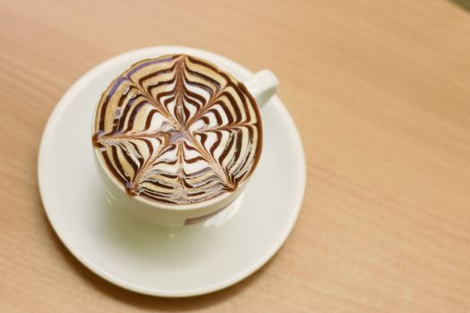 Hot capuccino