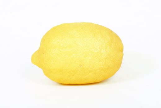 Lemon on white background