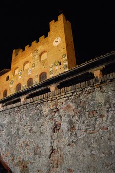 The medieval burg of Certaldo Alto, near Florence, is a beautiful example of the medieval italian architecure 