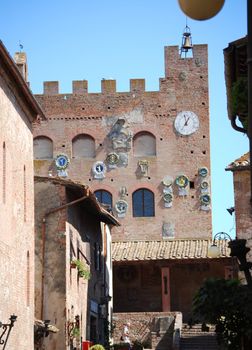 The medieval burg of Certaldo Alto, near Florence, is a beautiful example of the medieval italian architecure 