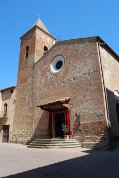 The medieval burg of Certaldo Alto, near Florence, is a beautiful example of the medieval italian architecure 