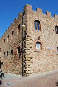 The medieval burg of Certaldo Alto, near Florence, is a beautiful example of the medieval italian architecure 